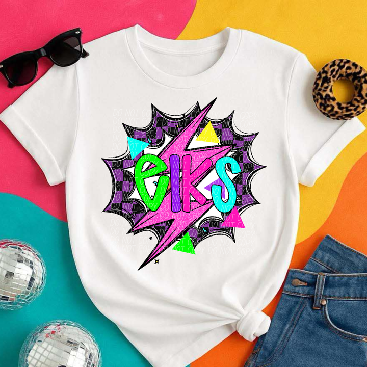 80's Hero Mascots DTF Print
