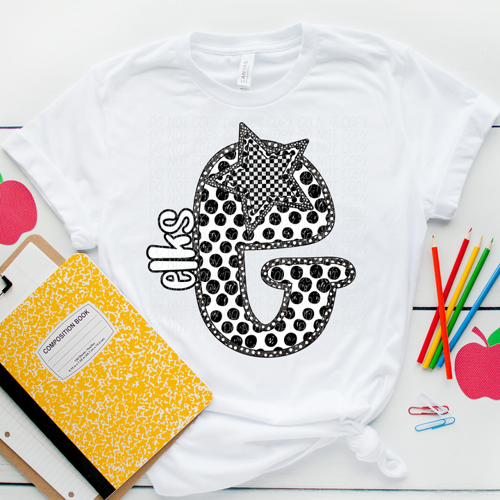 Polka Dot Mascots DTF Print