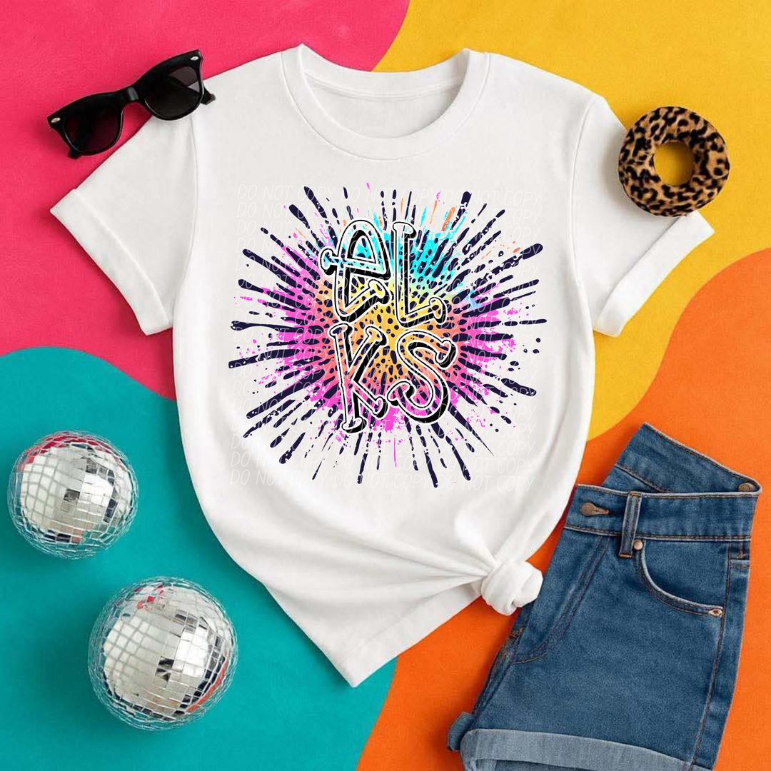 Color Splash Mascots Youth DTF Print