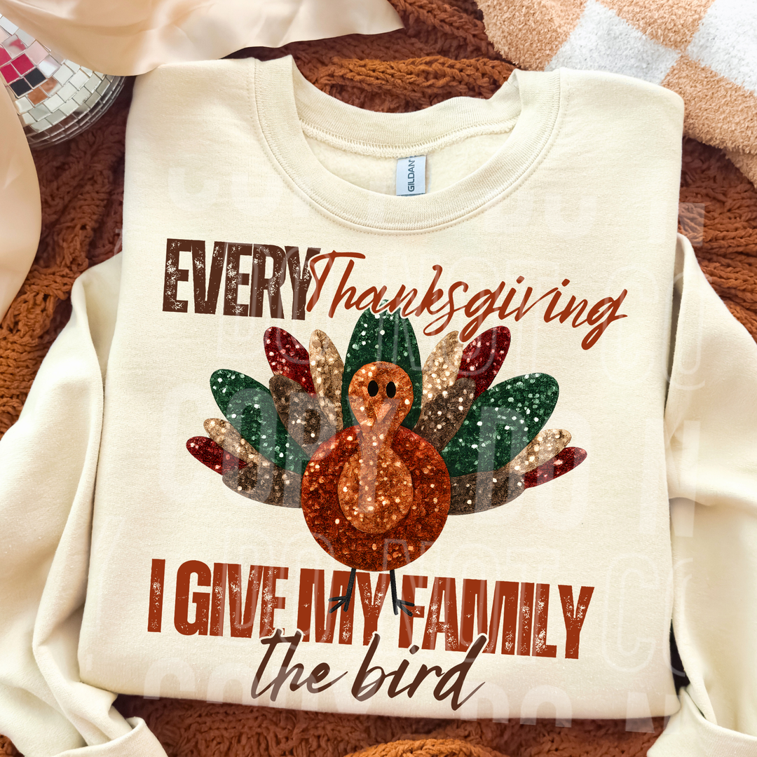 Every Thanksgiving Bird DTF Print