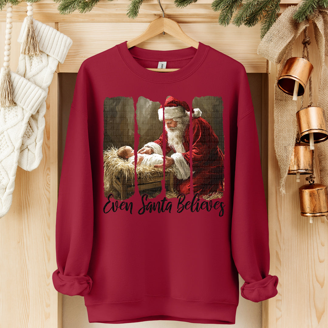 Even Santa Believes DTF Print