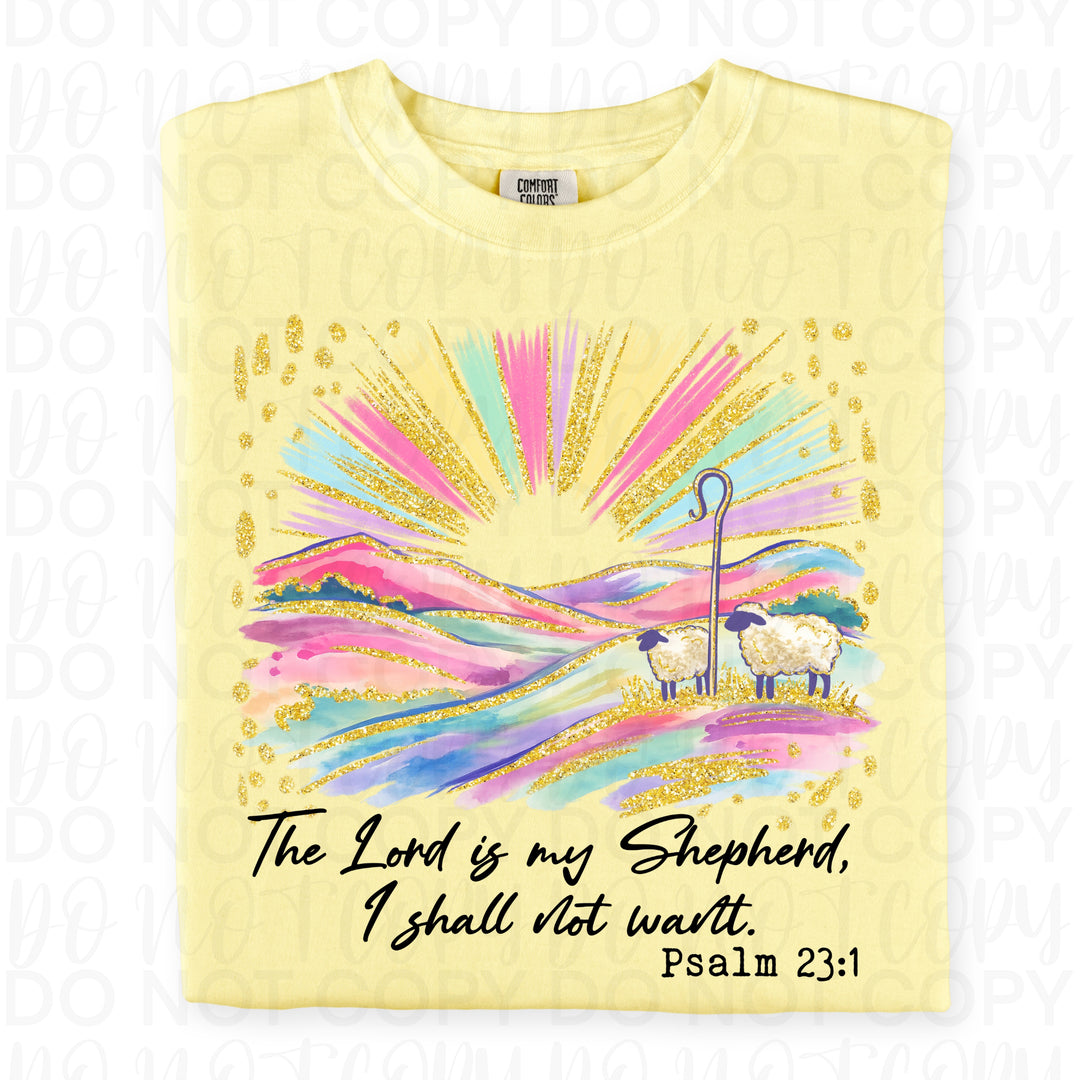 The Lord is my Shepard DTF Print