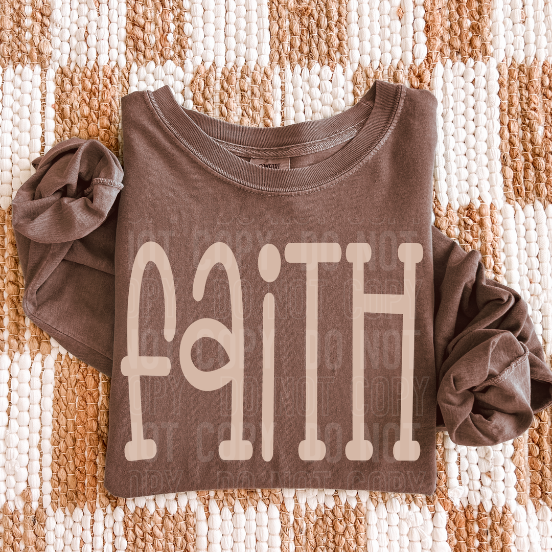 Faith Oversized DTF Print