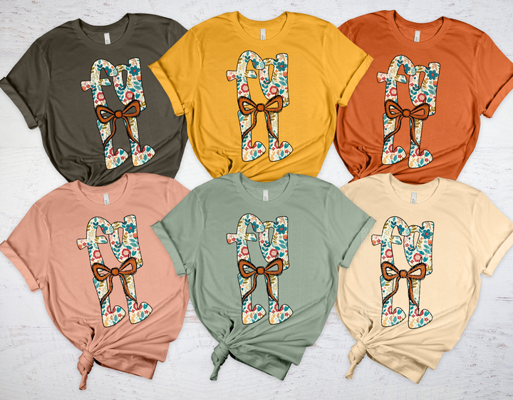 Fall Bow DTF Print