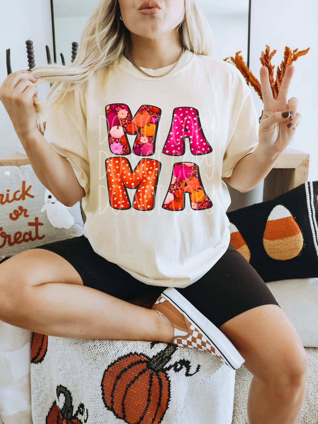 Mama Fall DTF Print