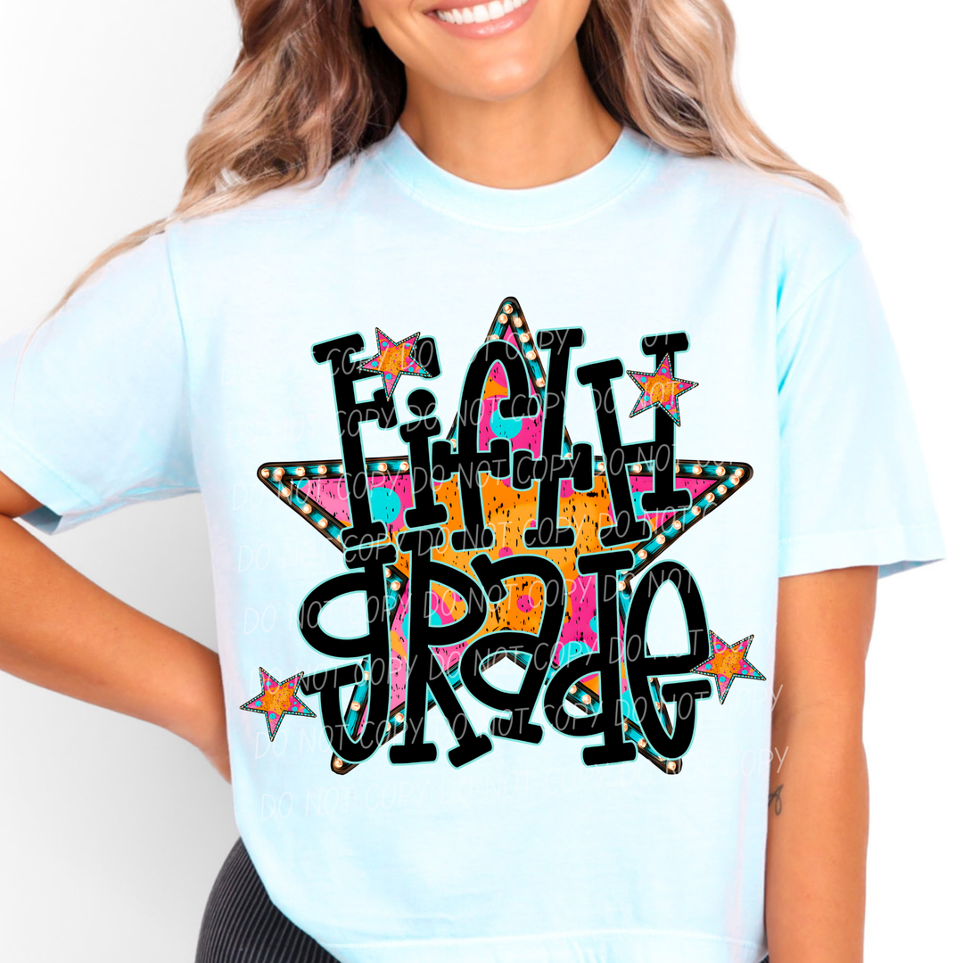 Walk of Fame Grades DTF Print