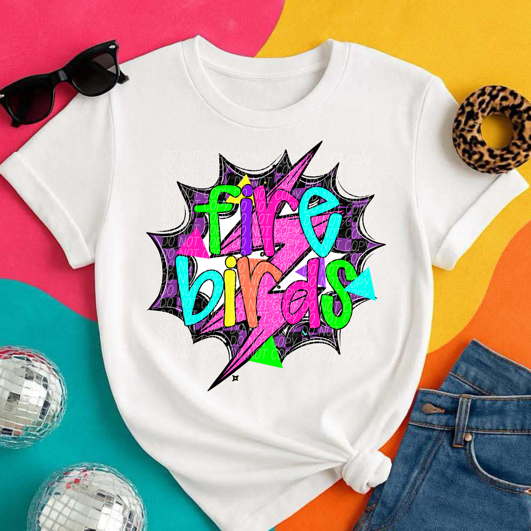 80's Hero Mascots DTF Print