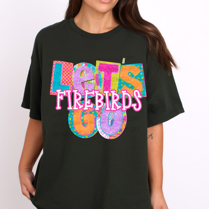 Patchwork Pep Club DTF Print