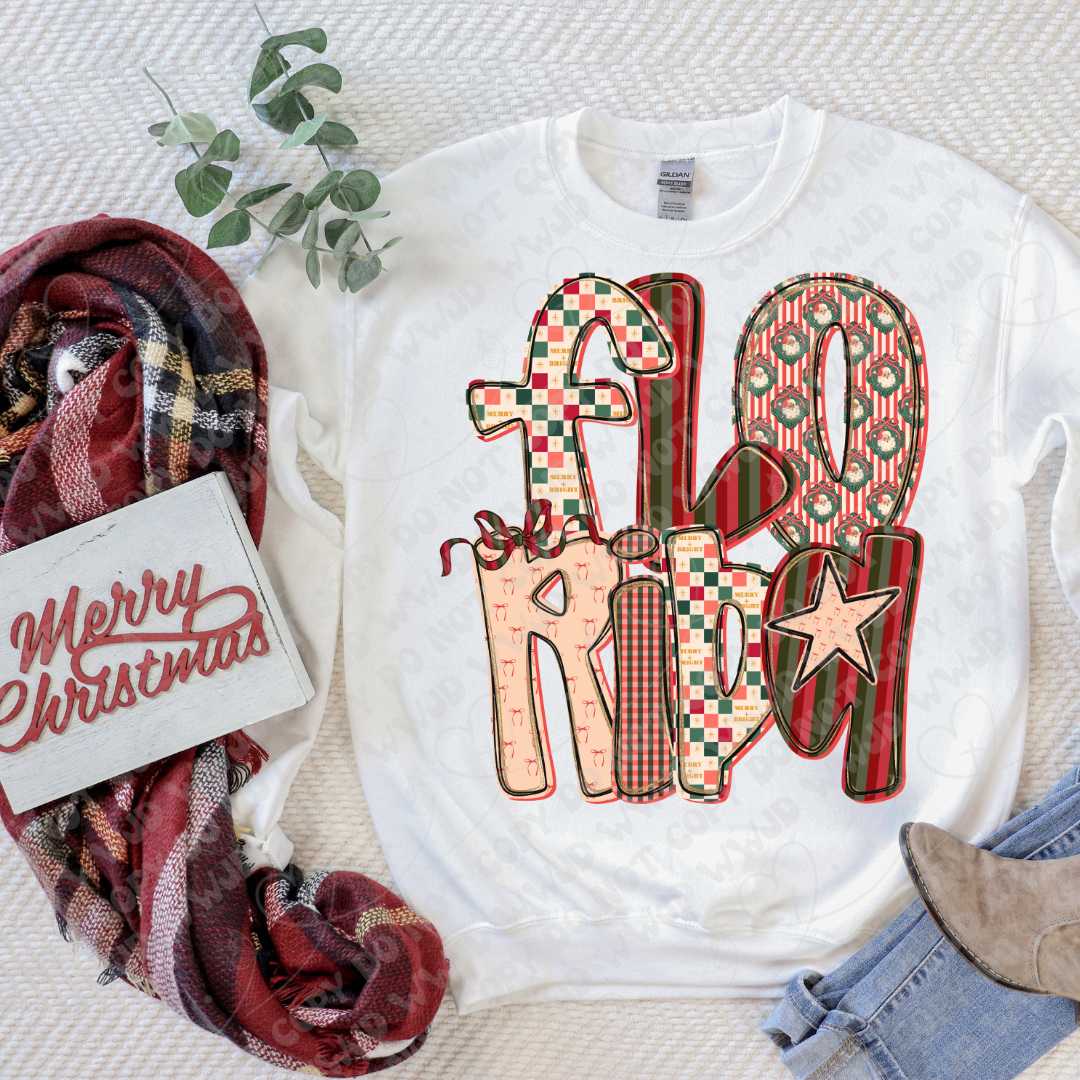 Merry State Alpha DTF Print