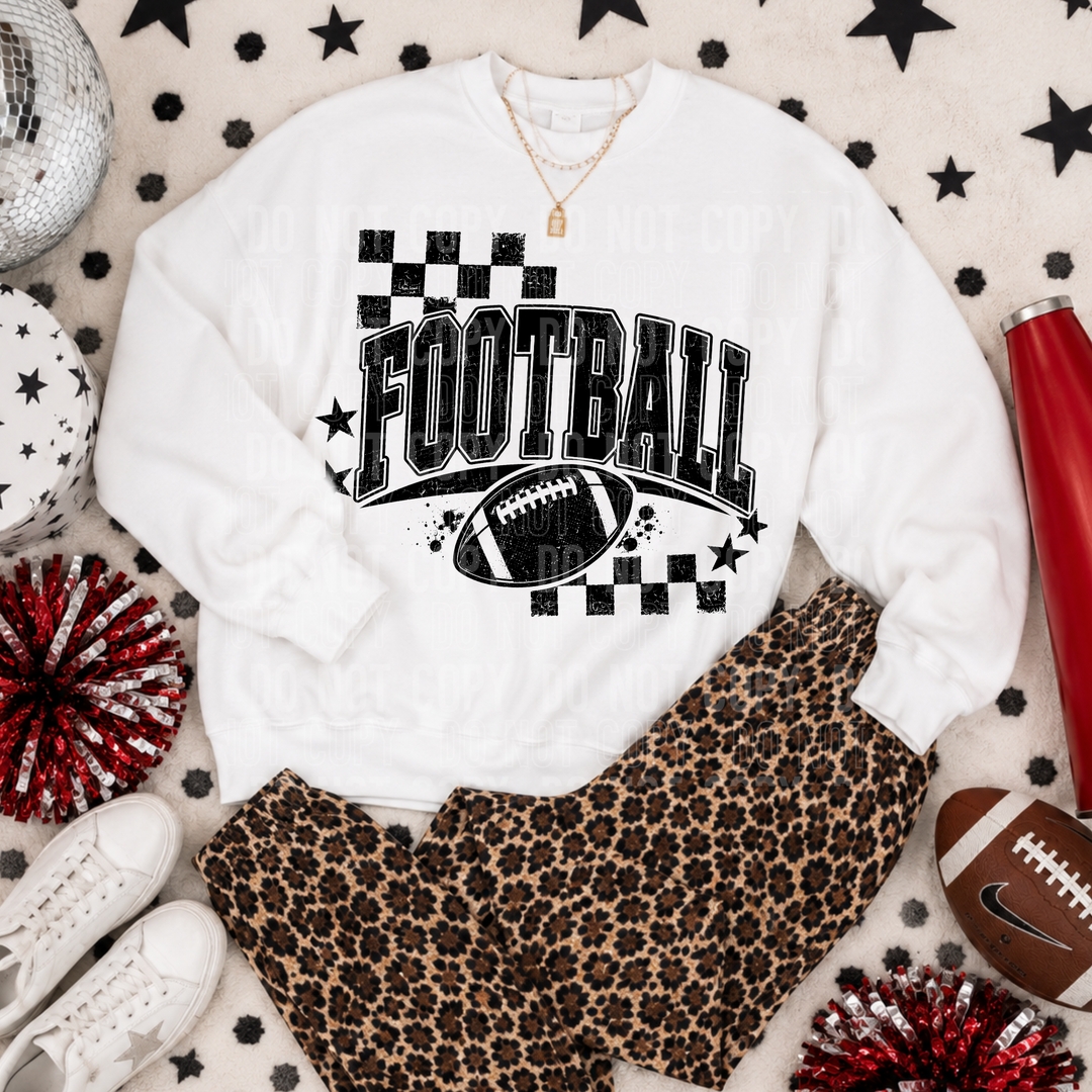 Football Grunge DTF Print