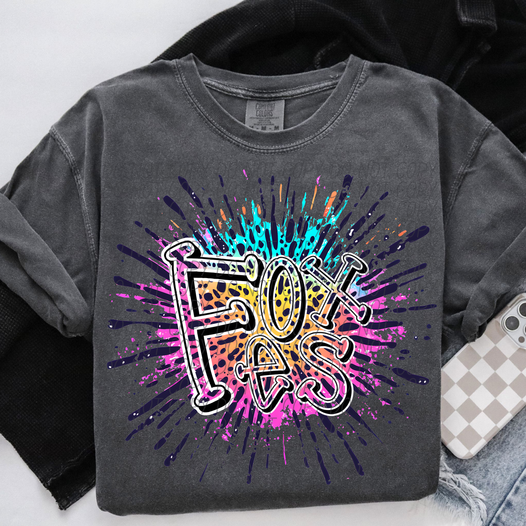 Color Splash Mascots Youth DTF Print