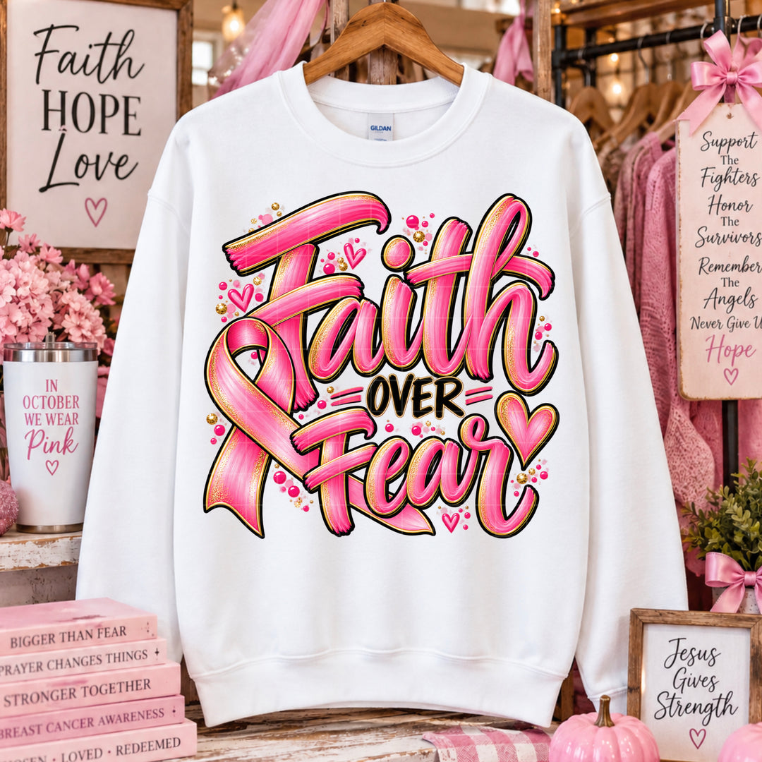 Faith Over Fear DTF Print