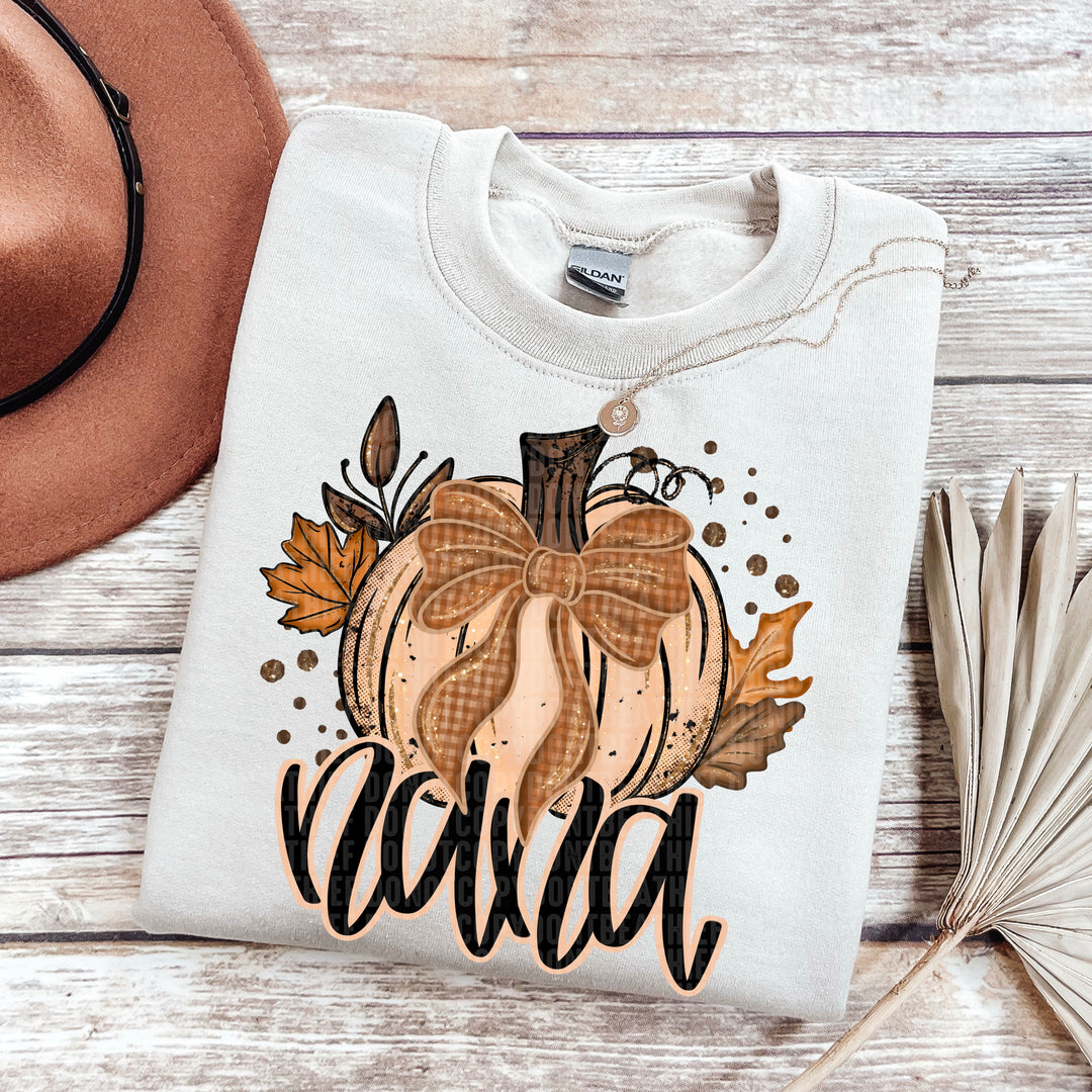 Fall Glitter Pumpkin Collection DTF Print
