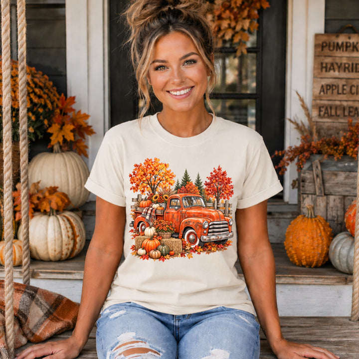 Fall Truck DTF Print
