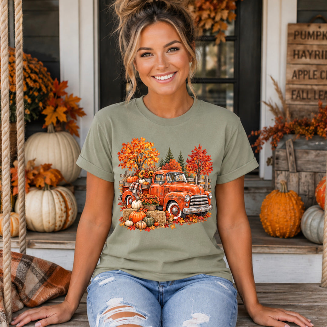 Fall Truck DTF Print