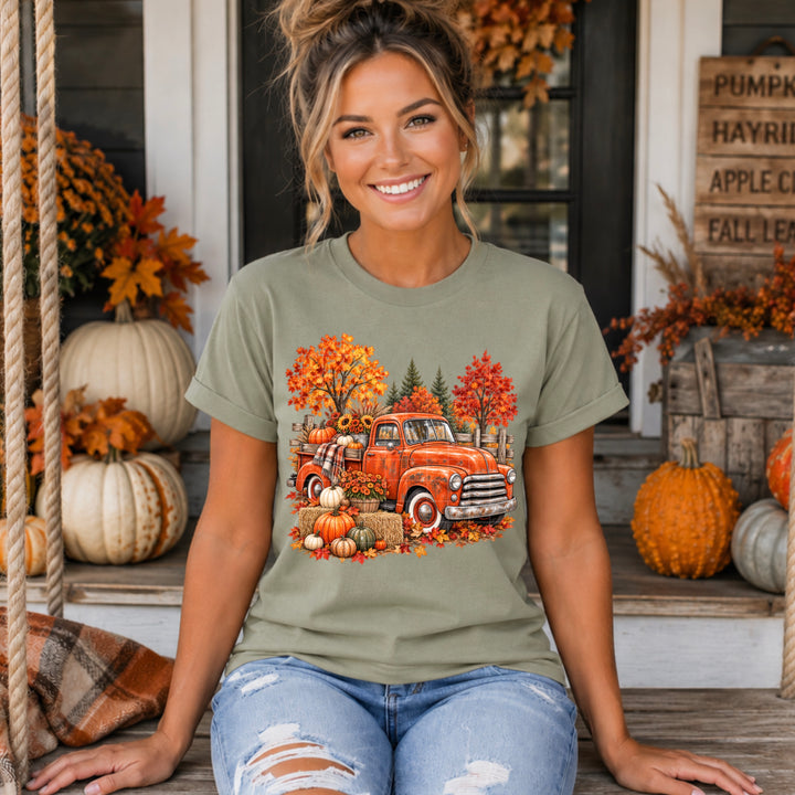 Fall Truck DTF Print