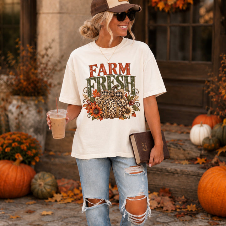 Farm Fresh Pumpkin DTF Print