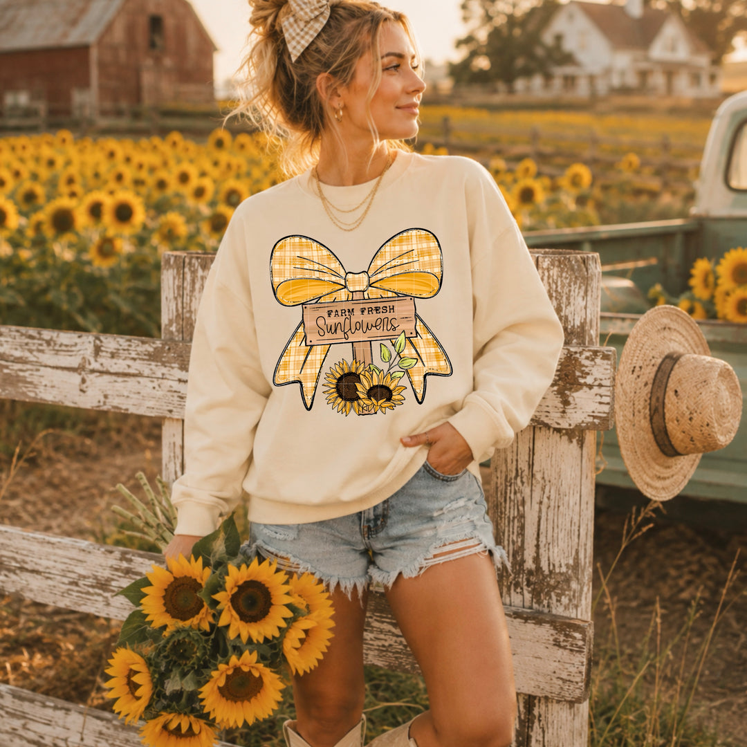 Farm Fresh Sun Flowers DTF Print