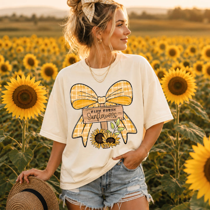 Farm Fresh Sun Flowers DTF Print