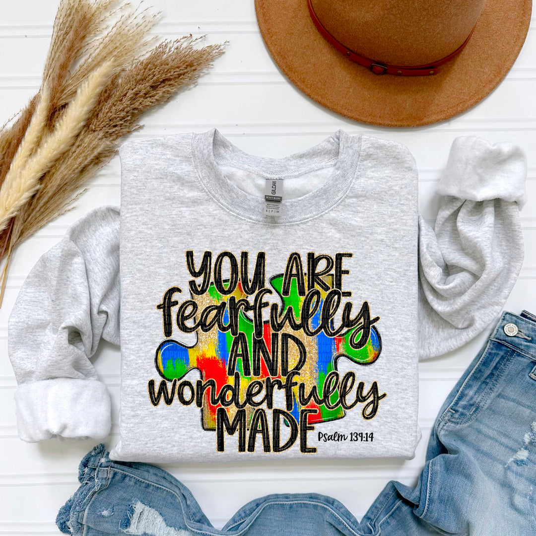 Fearfully And Wonderfully Made DTF Print