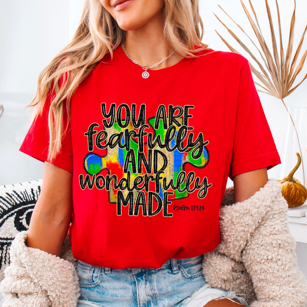 Fearfully And Wonderfully Made DTF Print