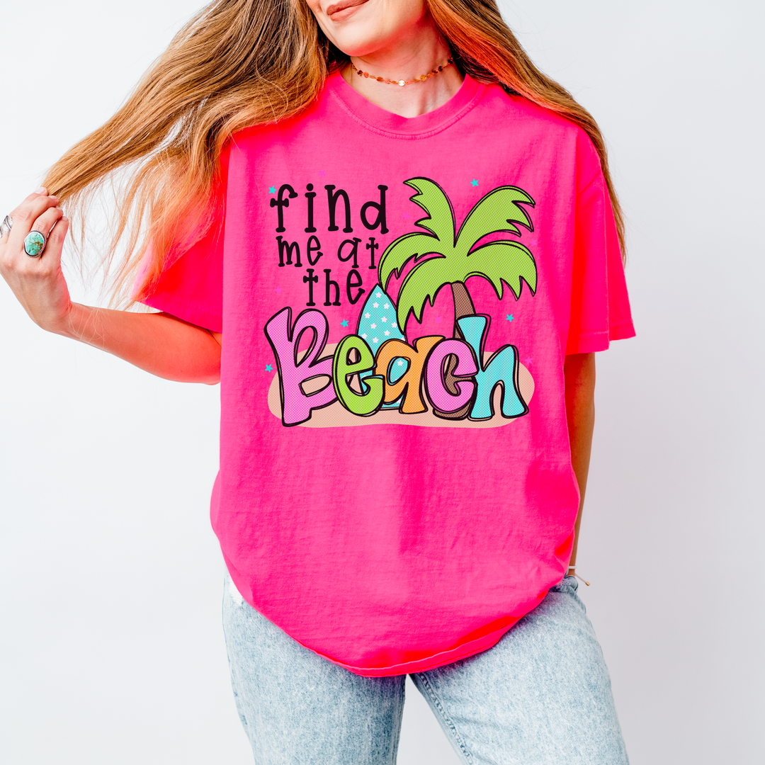 Find Me At The Beach DTF Print