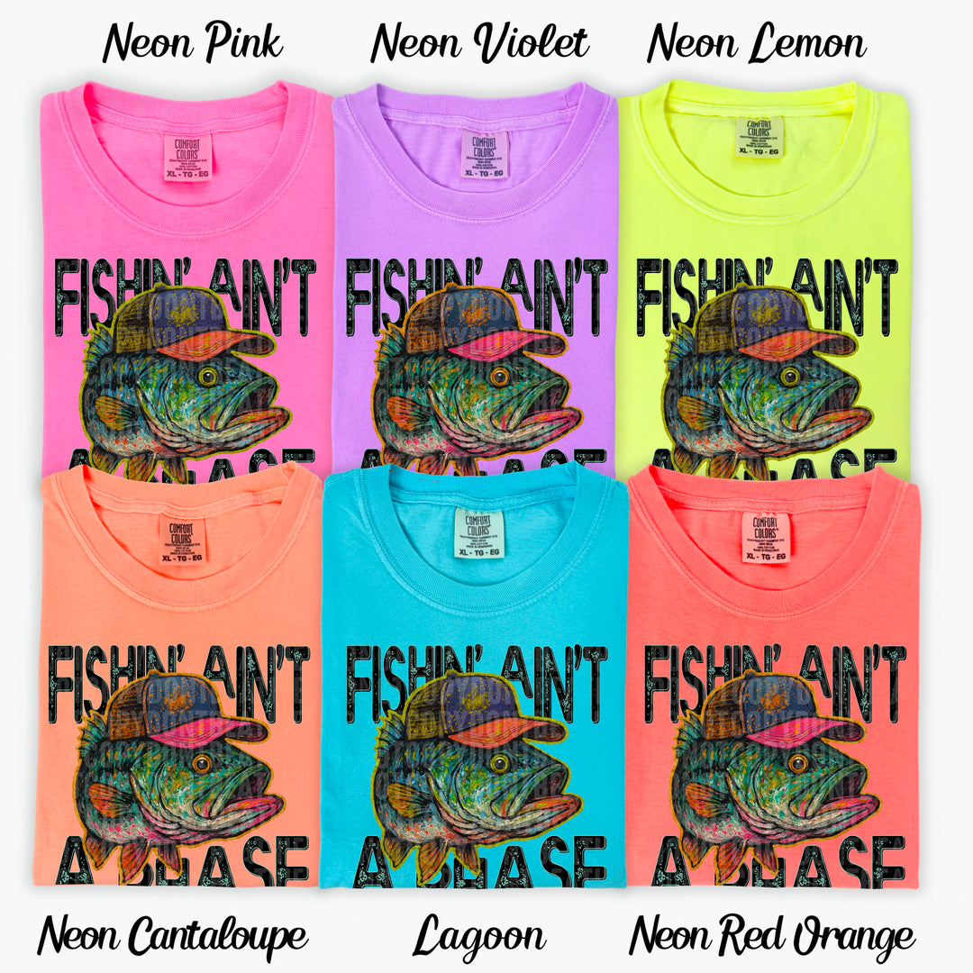 Fishin Ain’t A Phase DTF Print