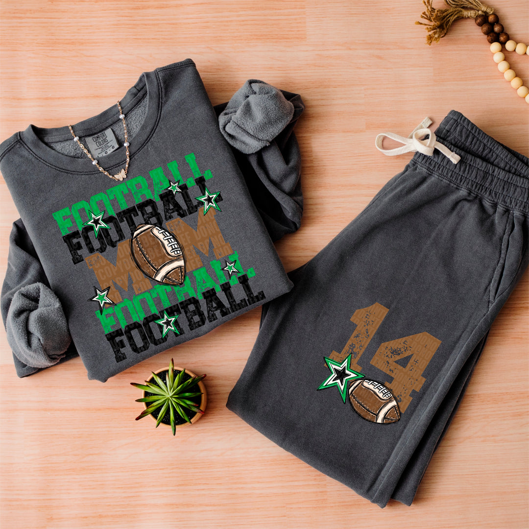 Football Mom Collection POCKET DTF Print