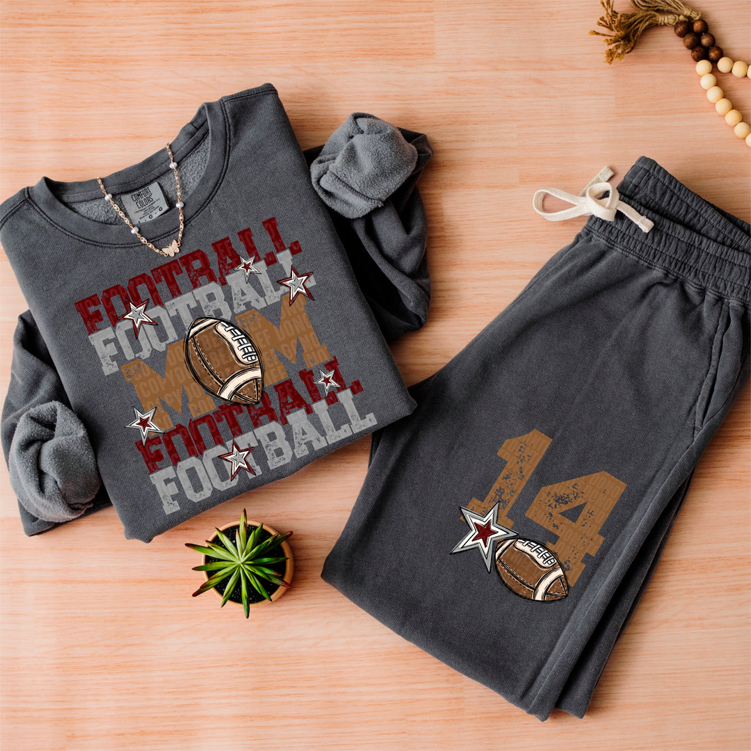 Football Mom Collection POCKET DTF Print