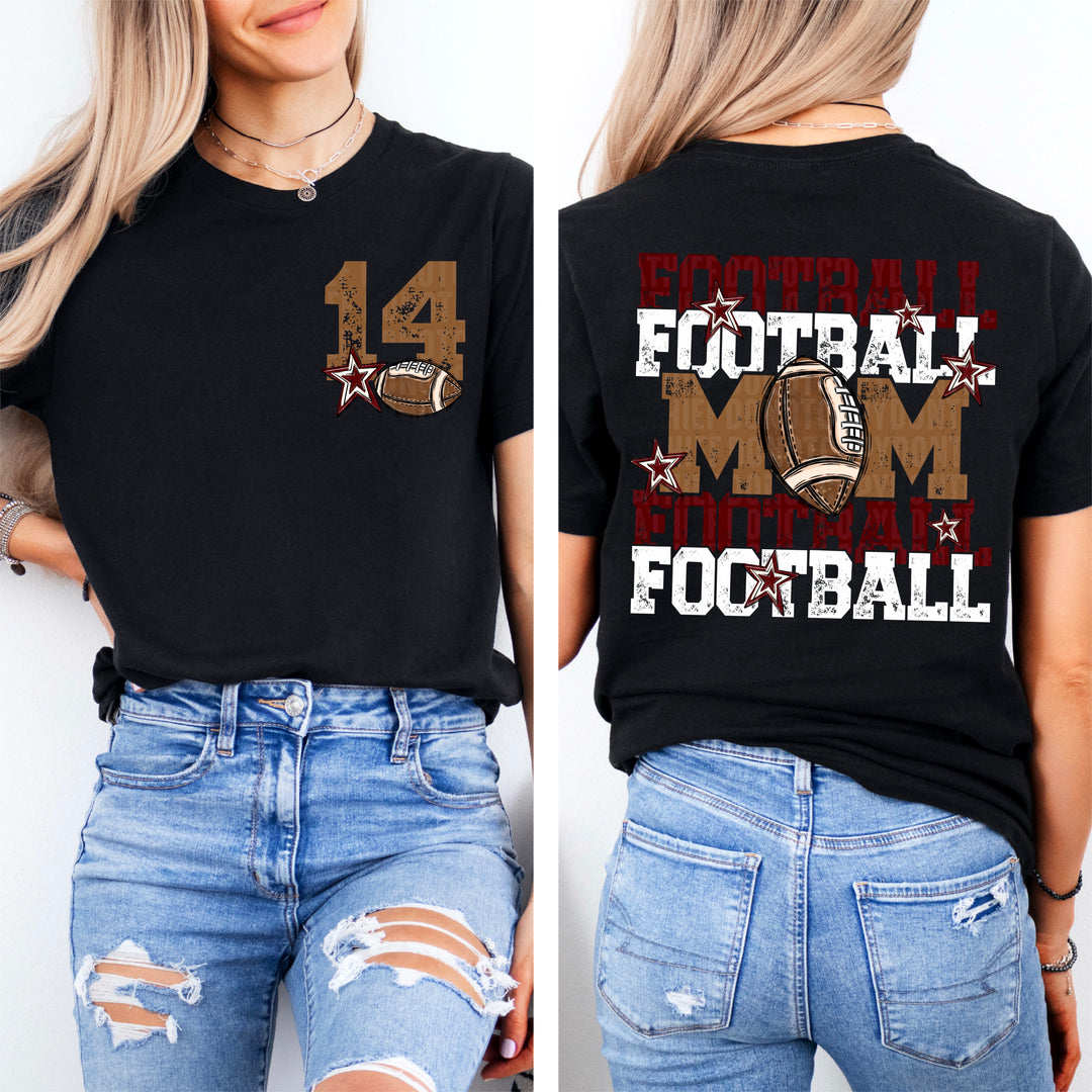 Football Mom Collection BACK DTF Print