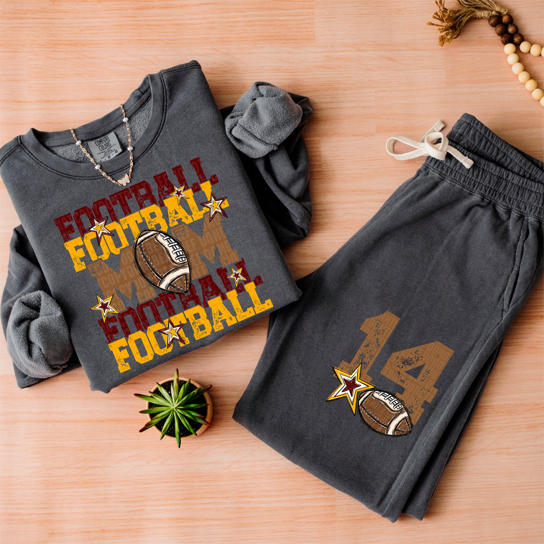 Football Mom Collection POCKET DTF Print