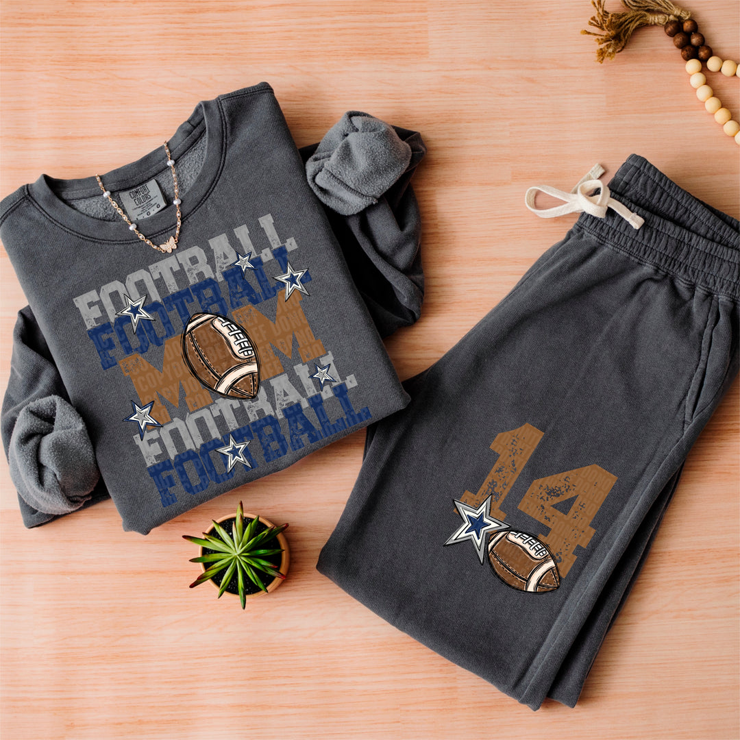 Football Mom Collection POCKET DTF Print