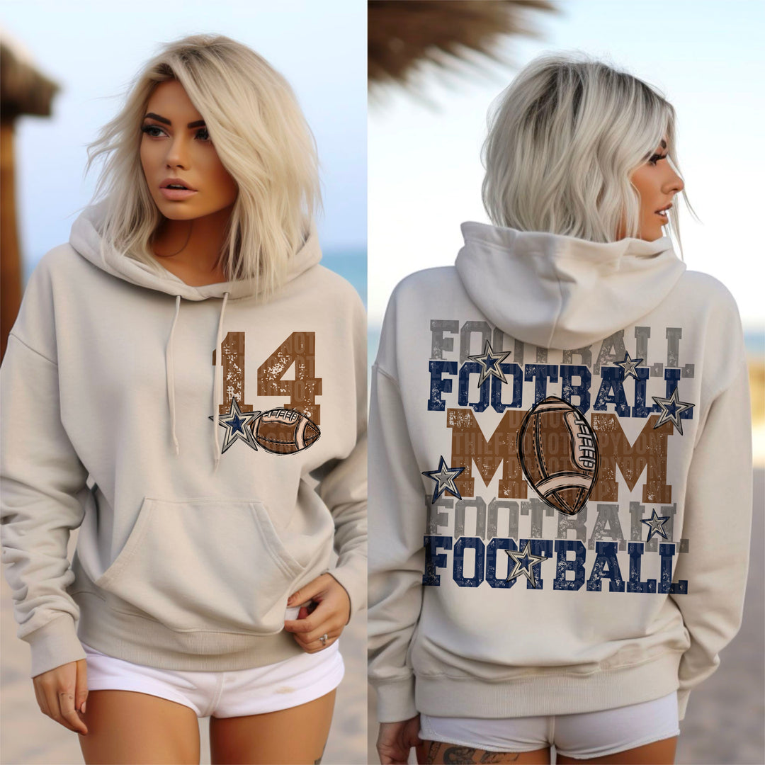 Football Mom Collection POCKET DTF Print