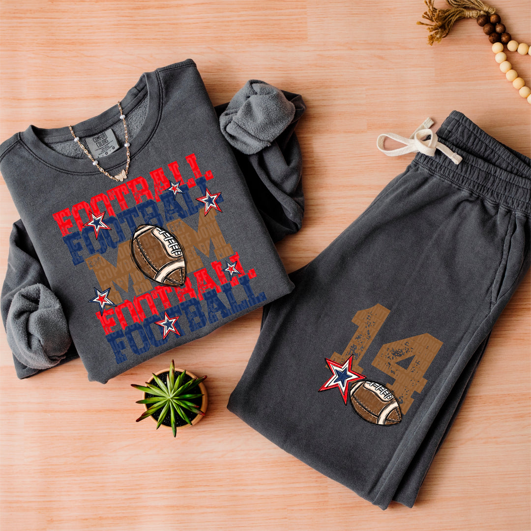 Football Mom Collection POCKET DTF Print