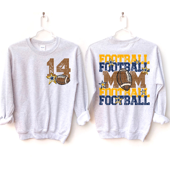 Football Mom Collection BACK DTF Print