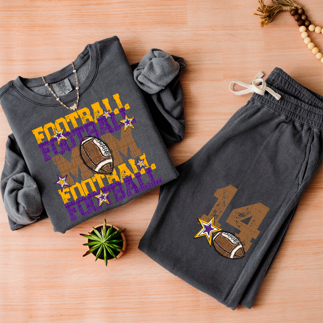 Football Mom Collection POCKET DTF Print