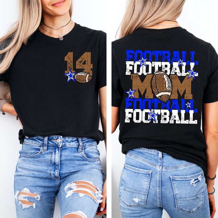Football Mom Collection BACK DTF Print