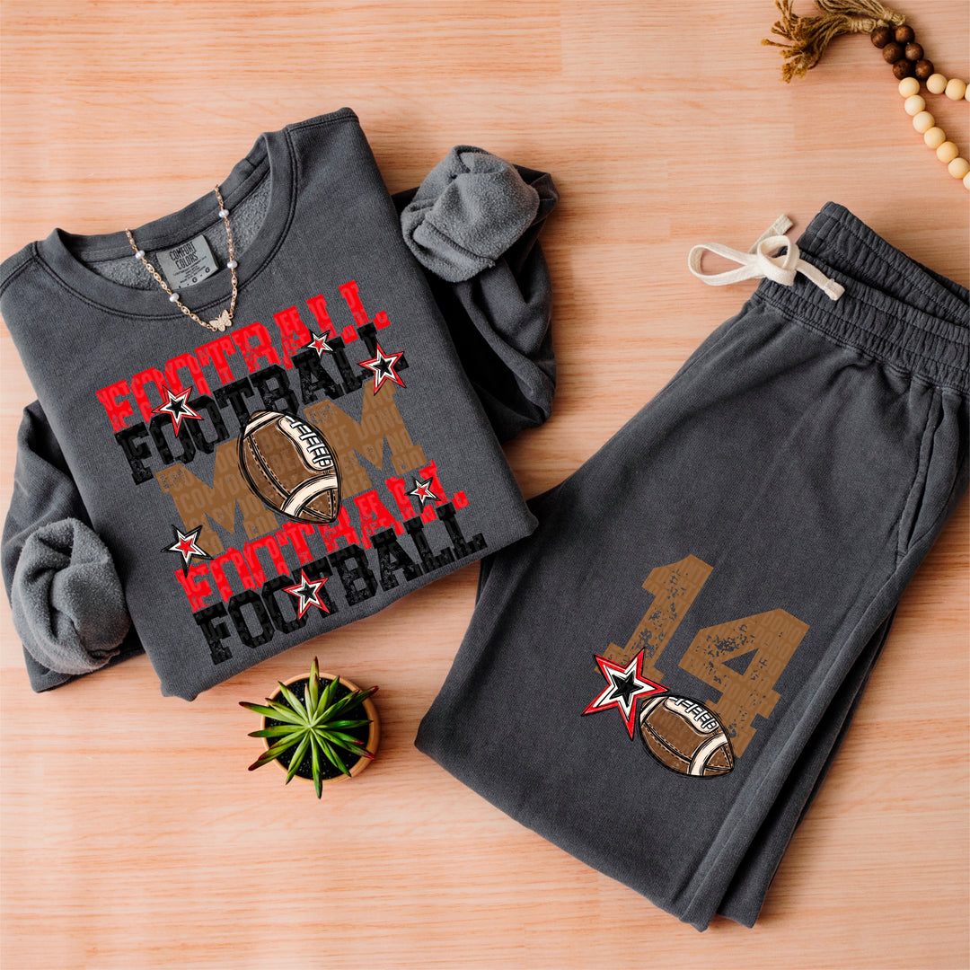 Football Mom Collection POCKET DTF Print