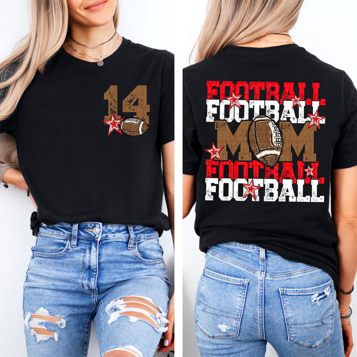 Football Mom Collection BACK DTF Print