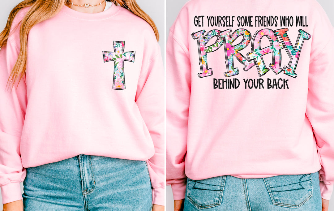 Get Yourself Some Friends BACK DTF Print
