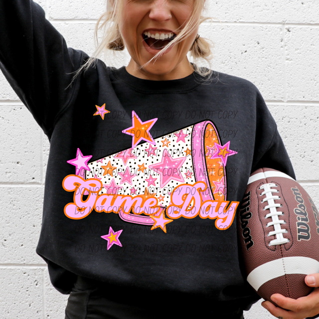 Pink Cheer DTF Print