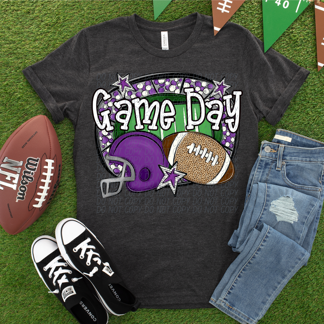Football Game Day DTF Print