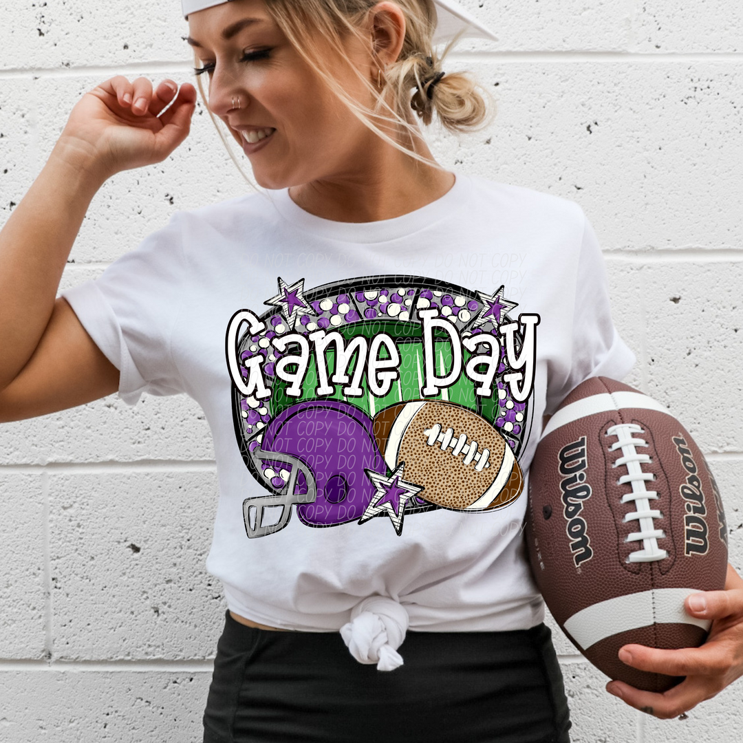 Football Game Day DTF Print
