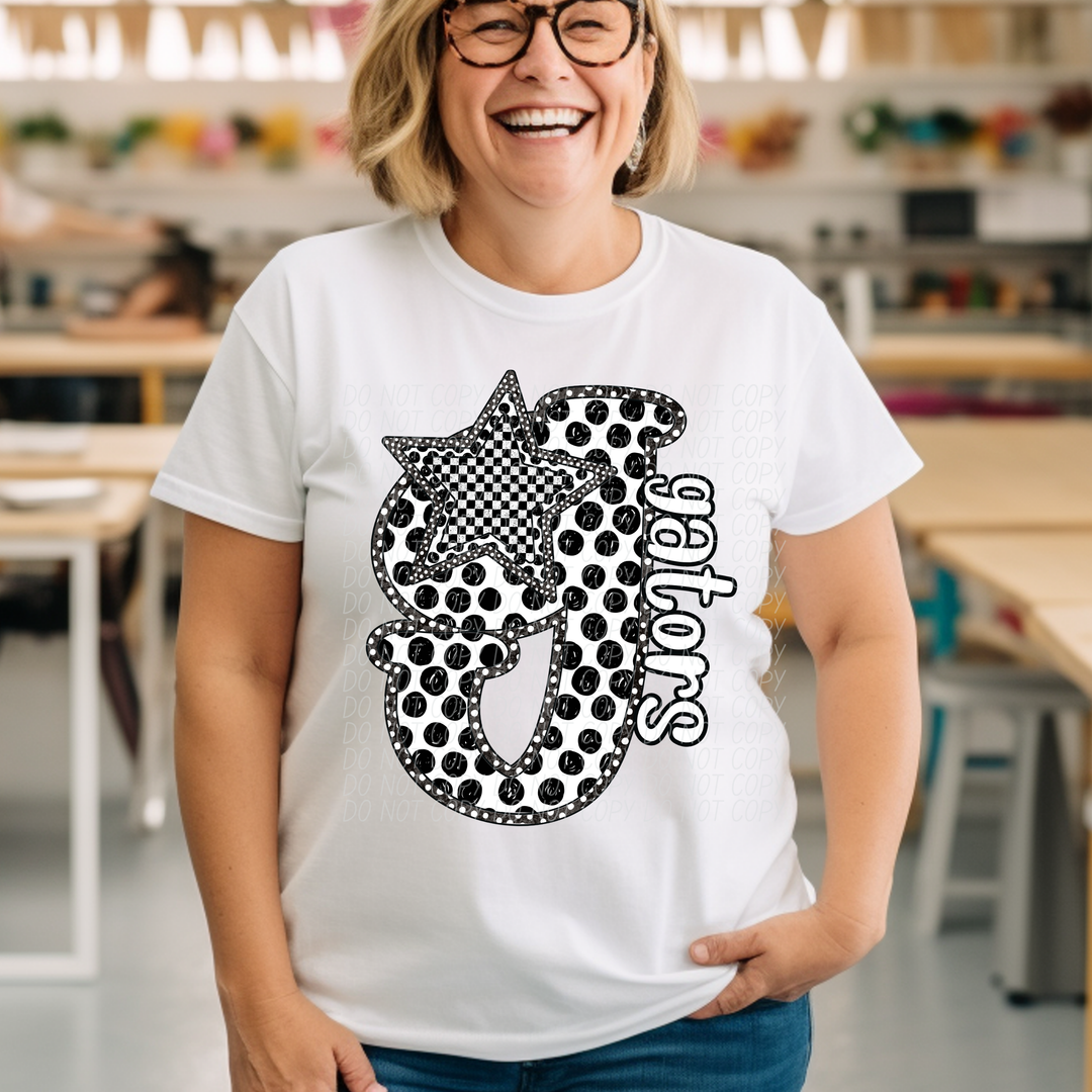 Polka Dot Mascots DTF Print