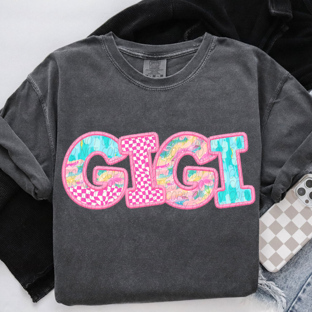 Spring Names DTF Print