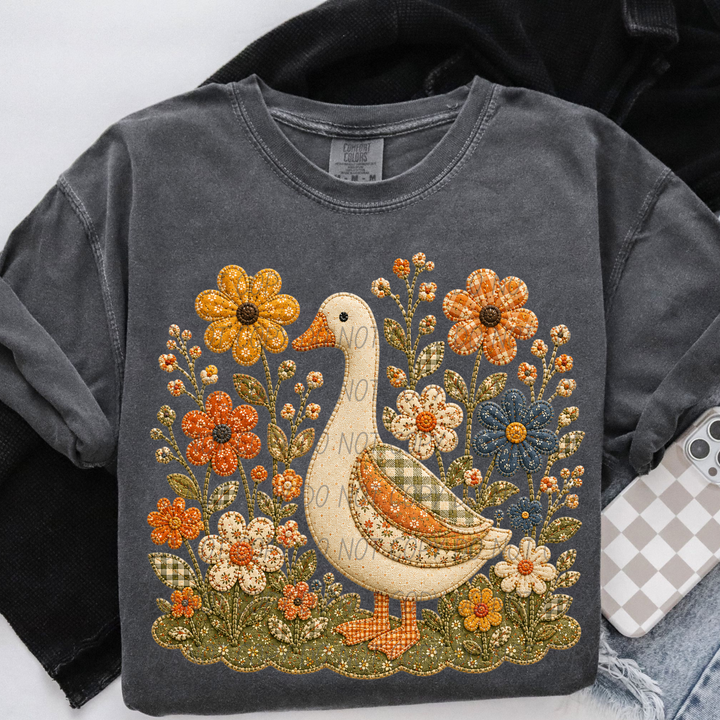 Fall Flowers DTF Print