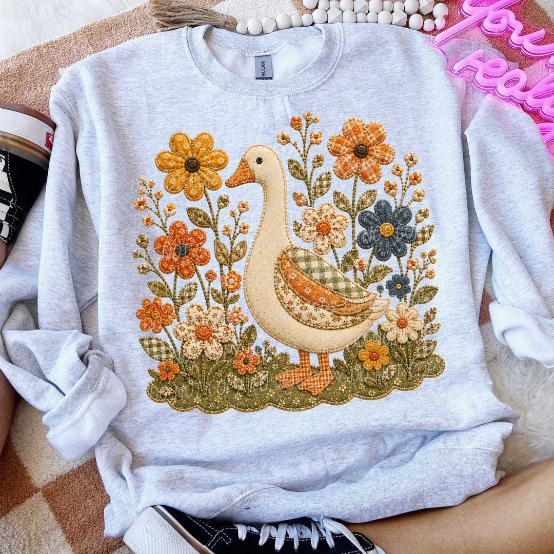 Fall Flowers DTF Print