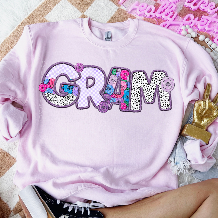 Pretty In Purple Names DTF Print