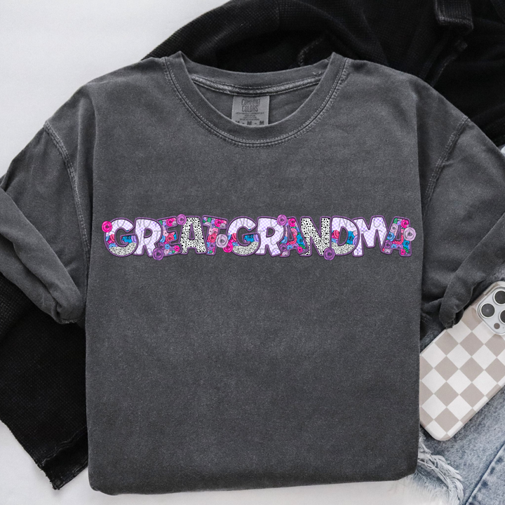Pretty In Purple Names DTF Print