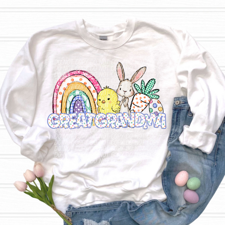 Easter Names DTF Print